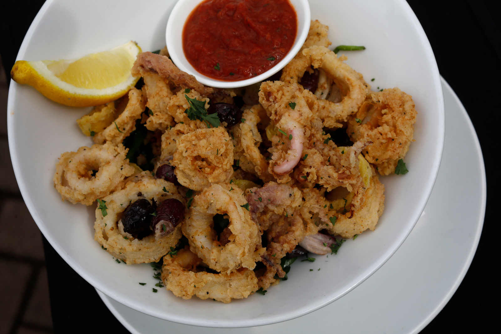Classic calamari done right at Fishtales Hideaway